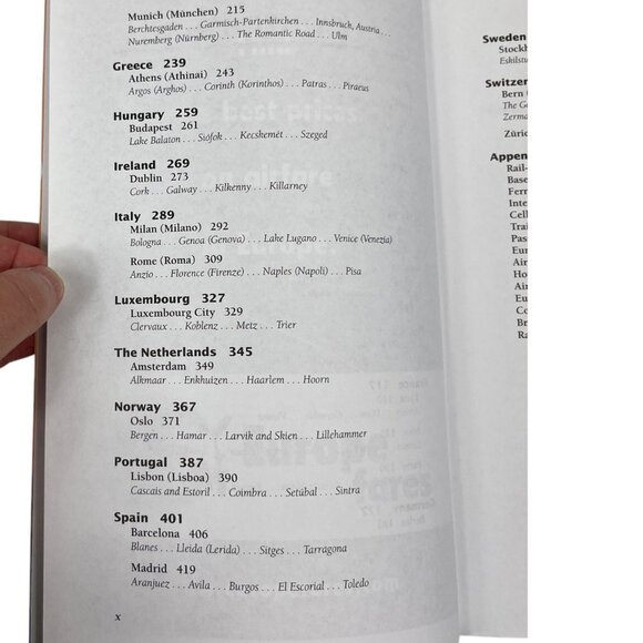 Europe by Eurorail 2006, 30th: Touring Europe by Train Paperback Book - Picture 10 of 13